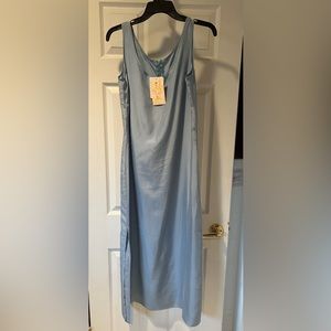 NWT Y2K Silk Maxi Tank Dress
